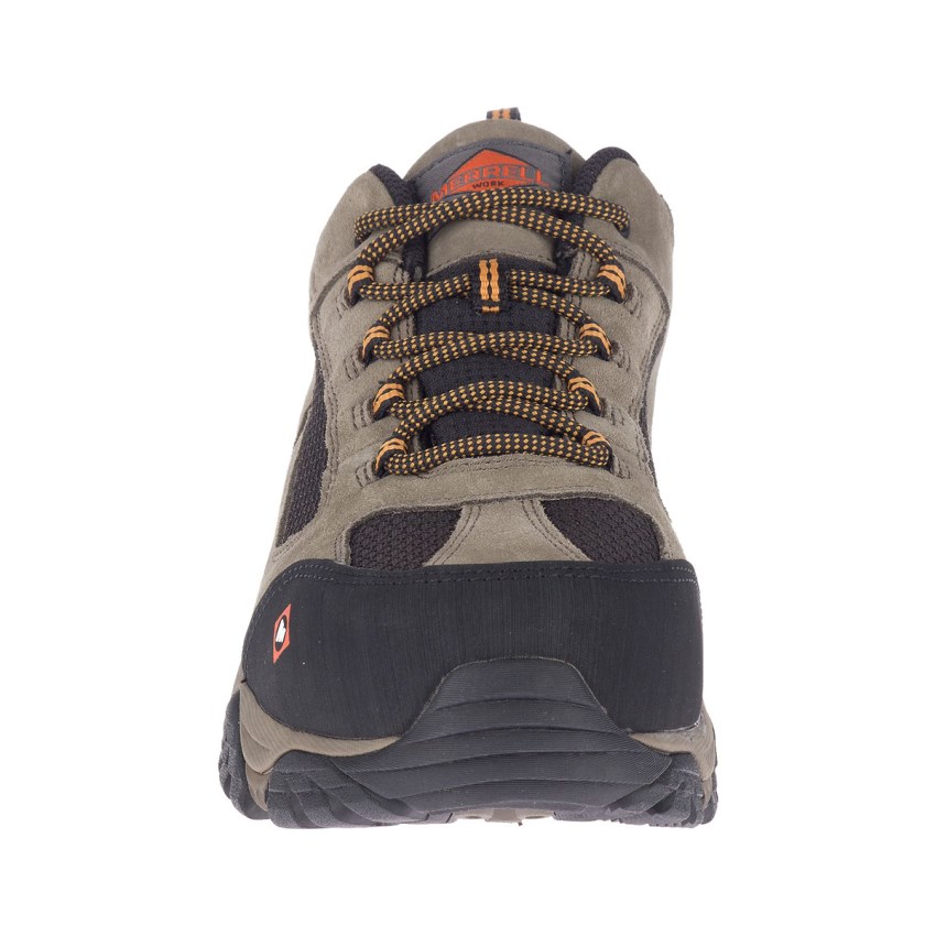 Chaussure de Securite Merrell Moab Onset Waterproof Comp Toe Grise/Noir Homme | A.E.NCEK